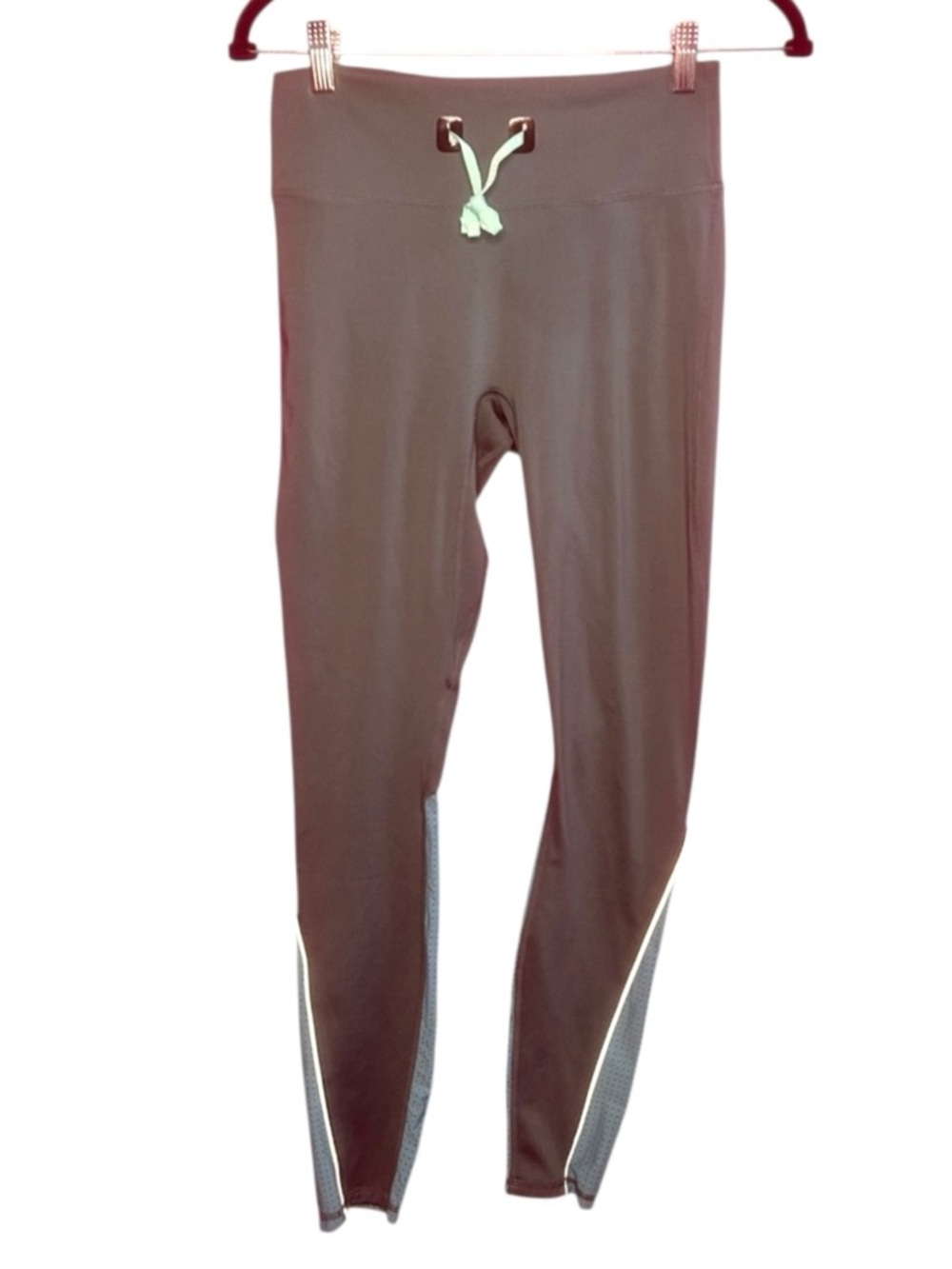 Fabletics Women’s Leggings Stride 9 High Waisted Storm Slate-Ocean Eyes Medium